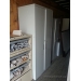 RGO Beige 2 Door Metal Storage Cabinet w Hanger Bar, Locking